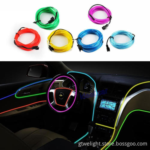 3 Meter Wholesale Flashing EL Wire for Cars Decoration